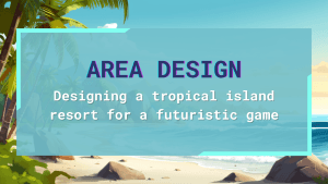 A beautiful beach on a tropical island.