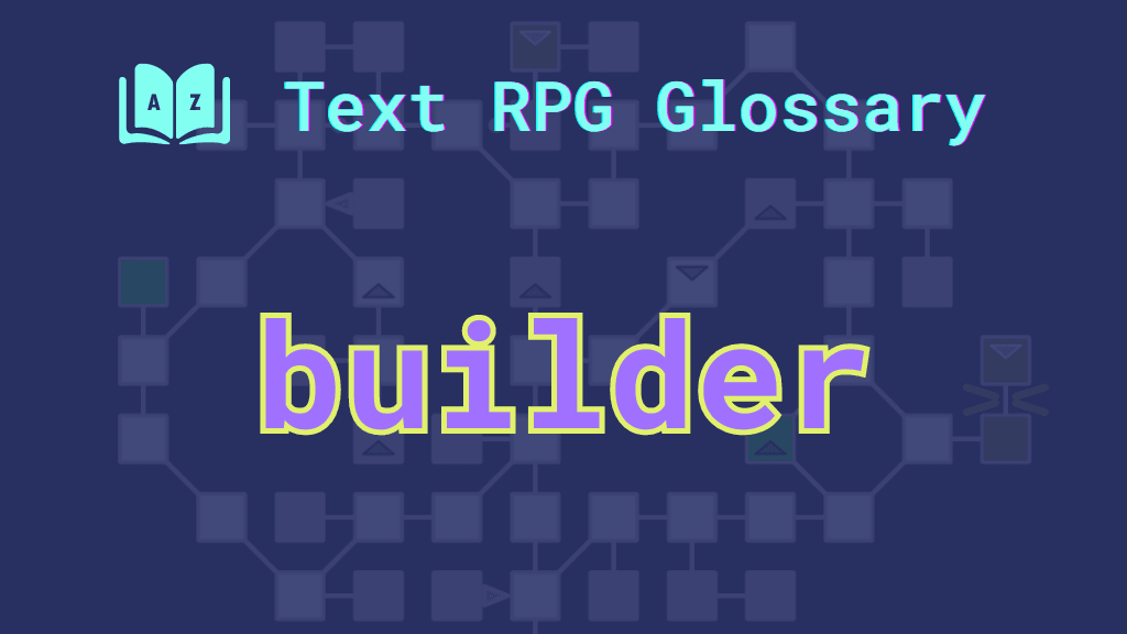 An ASCII map built by Andruid and the word: builder.