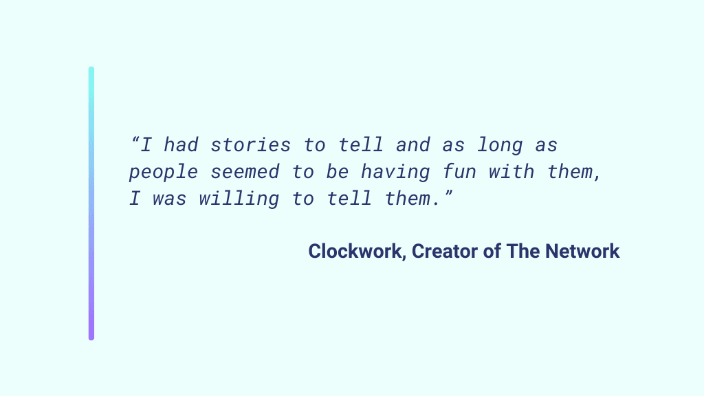 A quote from Clockwork, pulled from the main text.