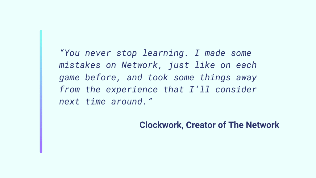 A quote from Clockwork, pulled from the main text.