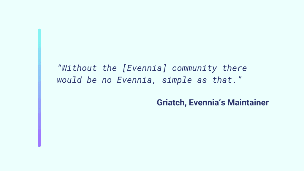 Quote by Griatch, pulled from the main text.