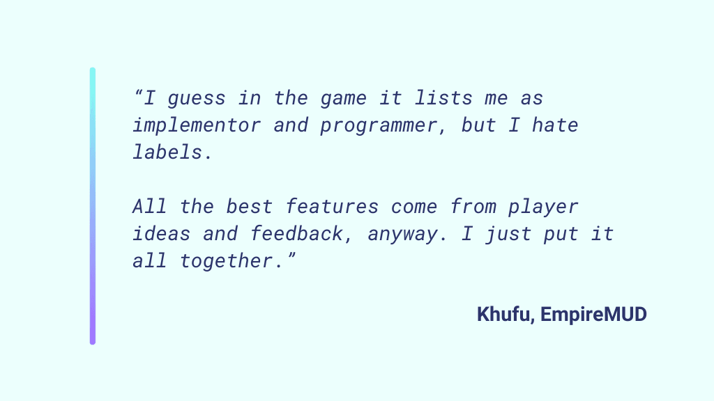 Quote by Khufu, pulled from the body of the blog post.