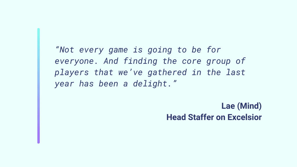 Quote by Lae, pulled from the main text.