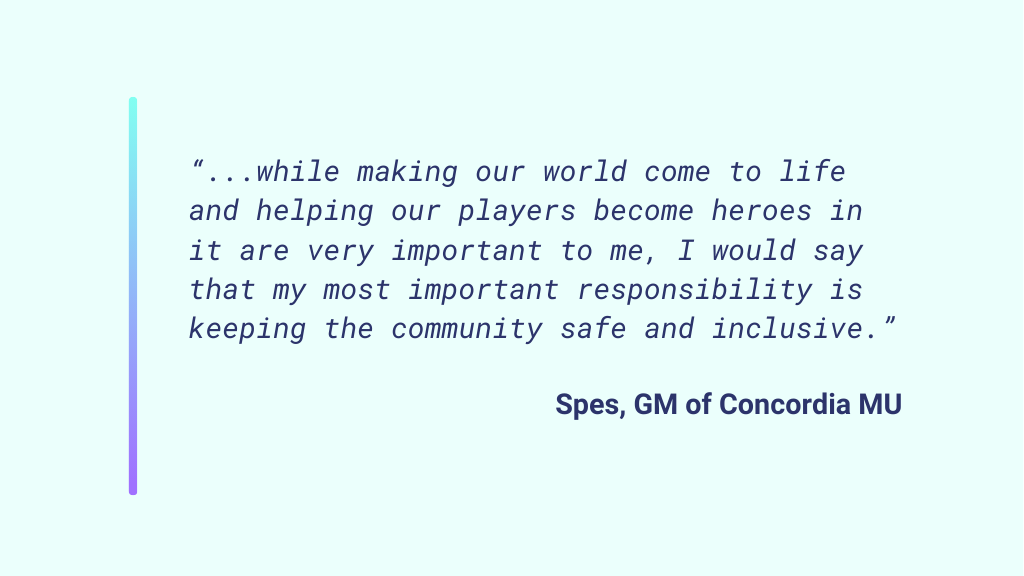 Stylized pullquote by Spes Quote by Spes, pulled from the body of the post.