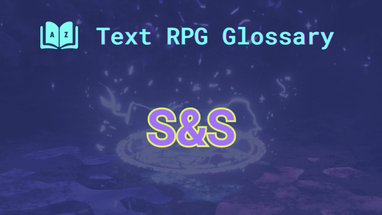 S&S A pool of lightning and the term S&S in the foreground.
