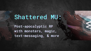The Shattered MU runic symbol on a textured background.